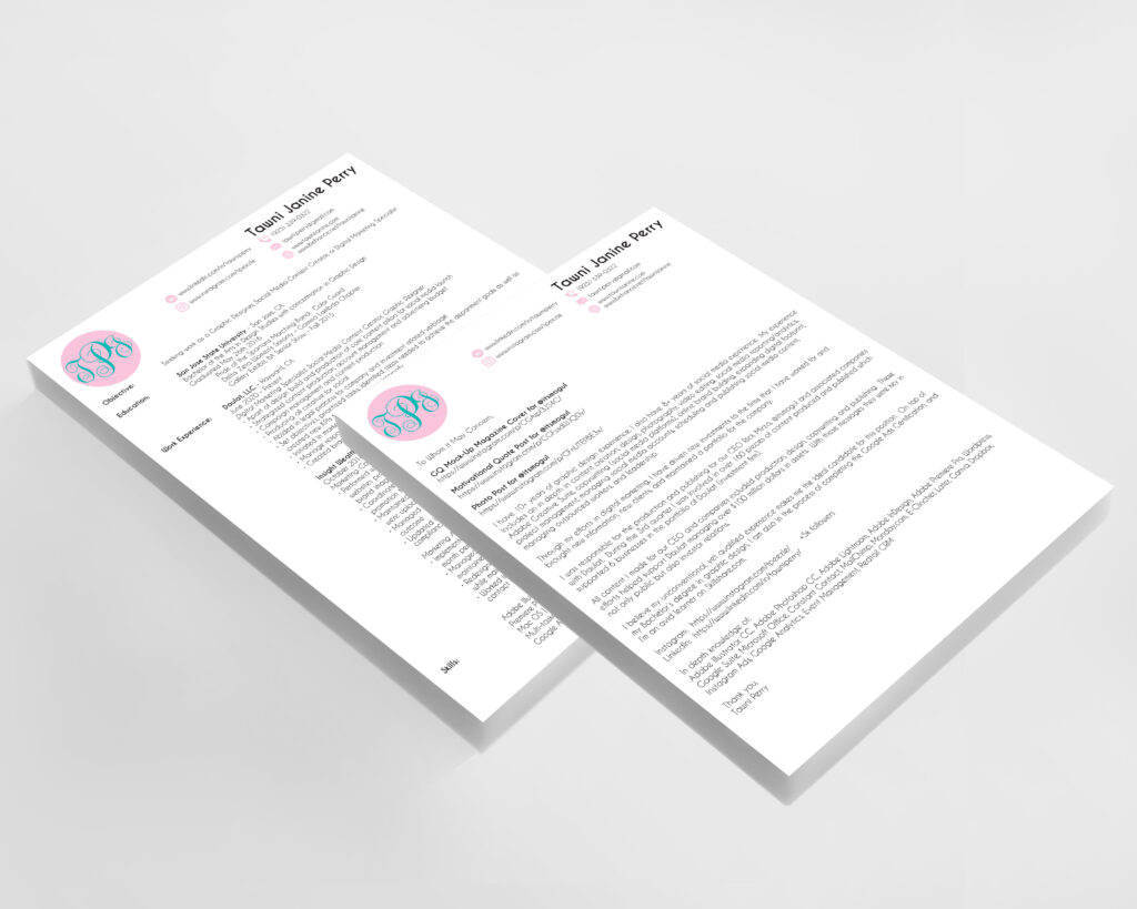 Tips to overcome job loss with a polished Resume and Cover Letter - 3D Mock Up
